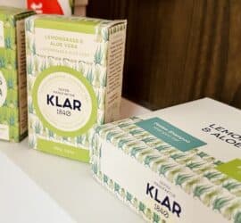 KLAR festes Shampoo und Conditioner Set Lemongrass Aloe Vera